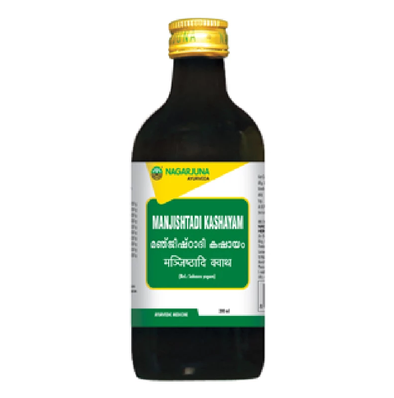 Nagarjuna Ayurveda Manjishtadi kashayam, 200 ml-1.webp